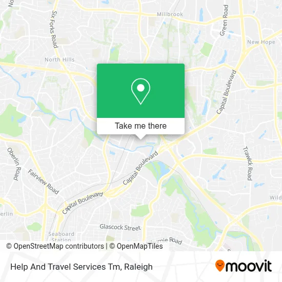 Help And Travel Services Tm map