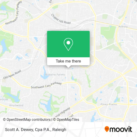 Scott A. Dewey, Cpa P.A. map