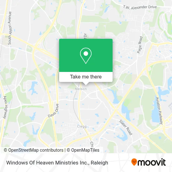 Windows Of Heaven Ministries Inc. map