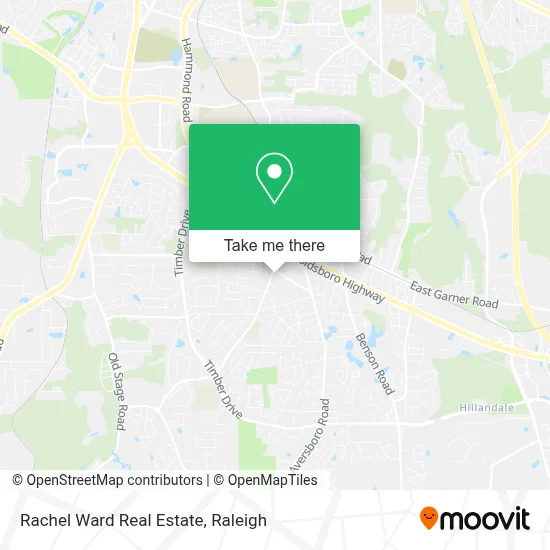 Rachel Ward Real Estate map