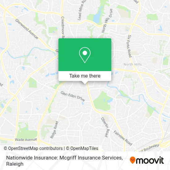 Nationwide Insurance: Mcgriff Insurance Services map