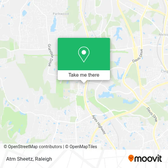 Mapa de Atm Sheetz