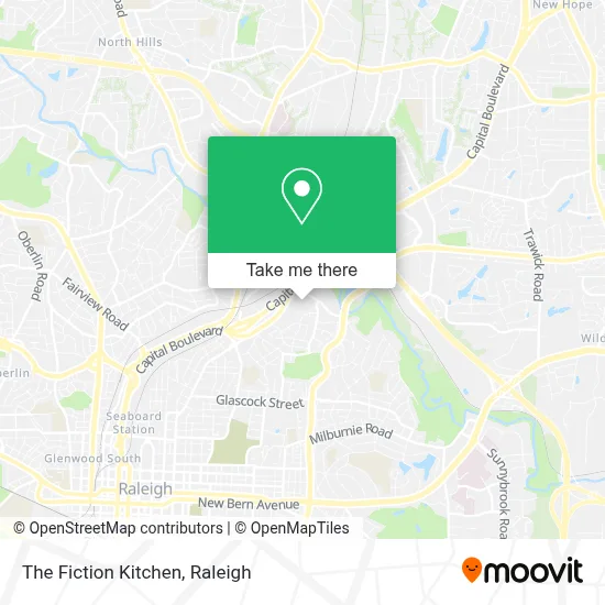 The Fiction Kitchen map