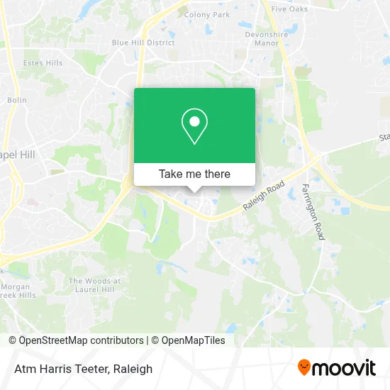 Atm Harris Teeter map