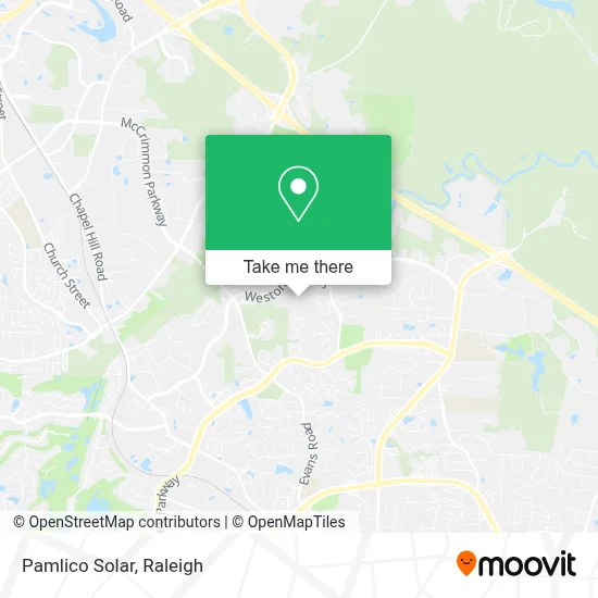 Pamlico Solar map
