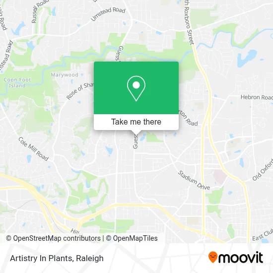 Artistry In Plants map