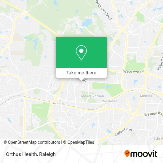 Orthus Health map