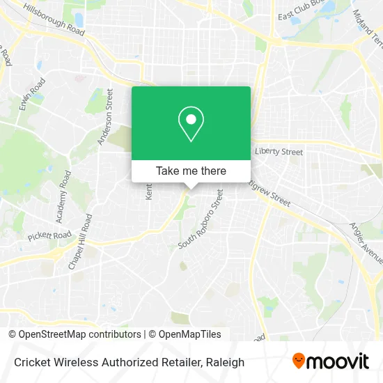 Cricket Wireless Authorized Retailer map