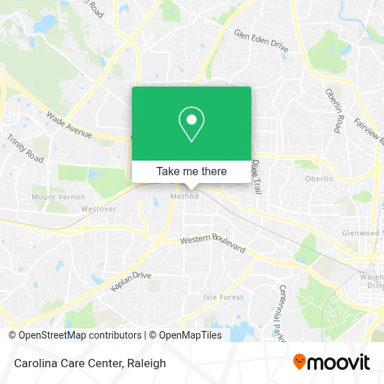 Carolina Care Center map