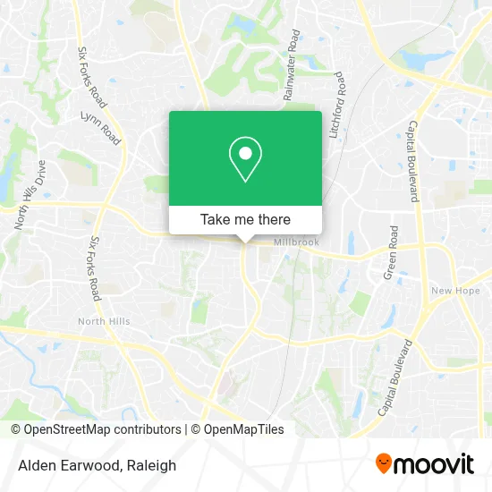 Alden Earwood map