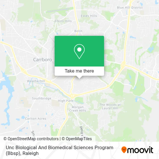 Unc Biological And Biomedical Sciences Program (Bbsp) map