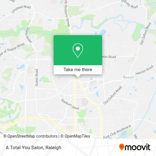A Total You Salon map