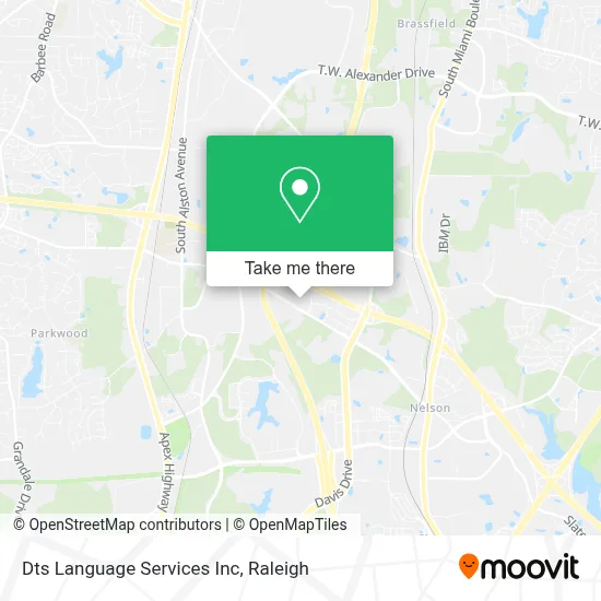 Dts Language Services Inc map