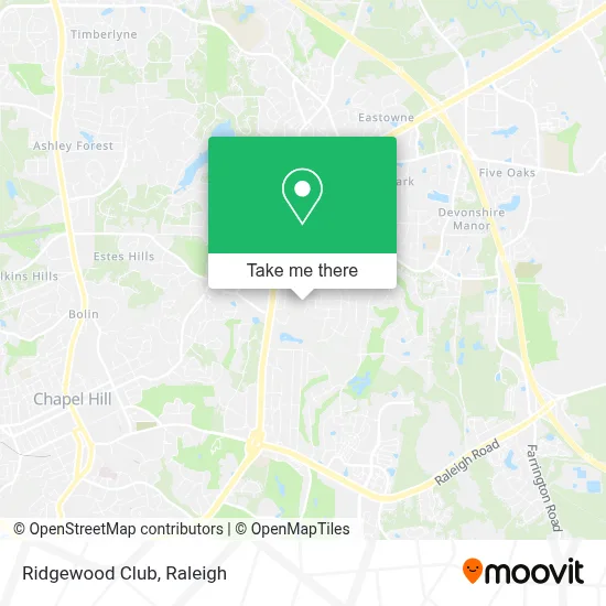 Ridgewood Club map