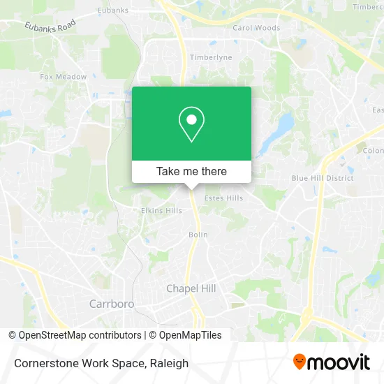 Cornerstone Work Space map