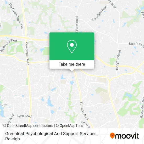 Greenleaf Psychological And Support Services map