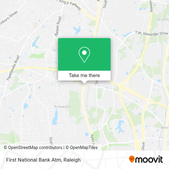 First National Bank Atm map