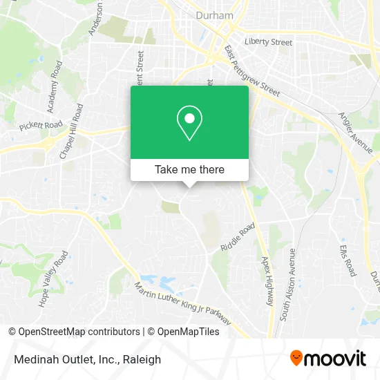 Medinah Outlet, Inc. map