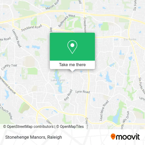 Stonehenge Manors map