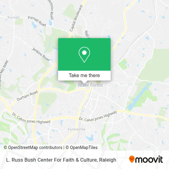L. Russ Bush Center For Faith & Culture map