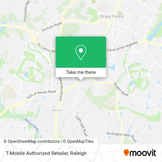 T-Mobile Authorized Retailer map