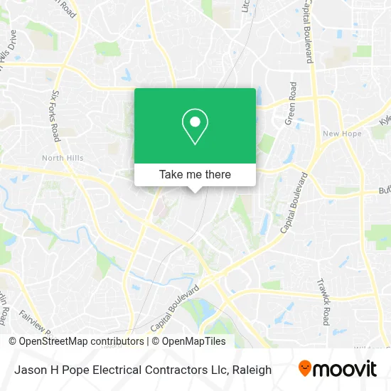 Jason H Pope Electrical Contractors Llc map
