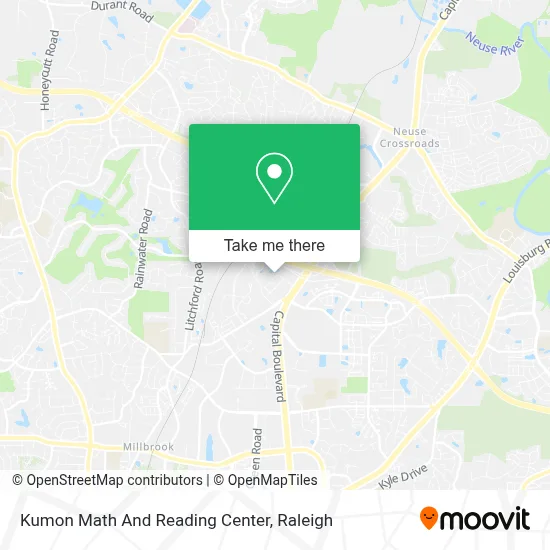 Kumon Math And Reading Center map