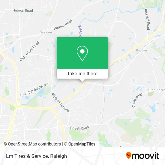Lm Tires & Service map