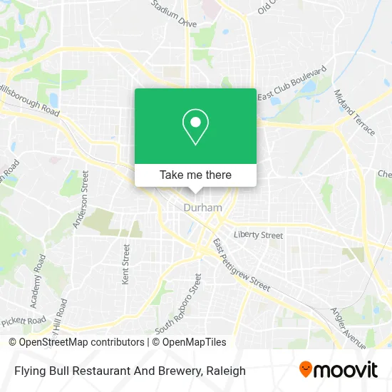 Flying Bull Restaurant And Brewery map