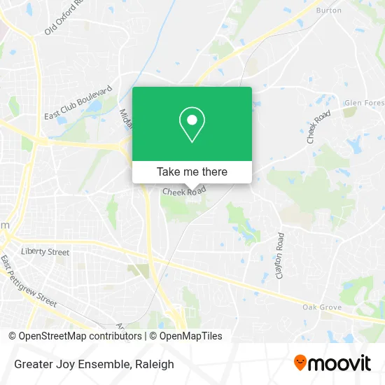 Greater Joy Ensemble map