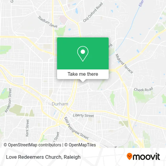 Love Redeemers Church map