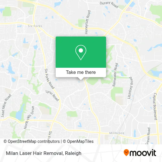 Milan Laser Hair Removal map