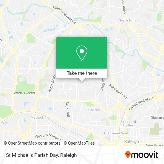 St Michael's Parish Day map