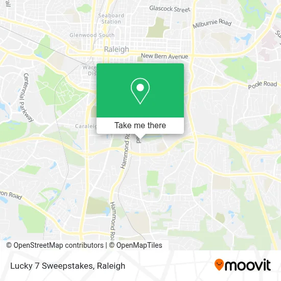 Lucky 7 Sweepstakes map