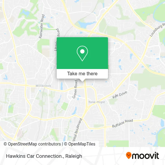 Hawkins Car Connection. map