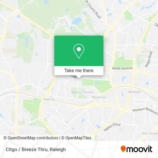 Citgo / Breeze Thru map