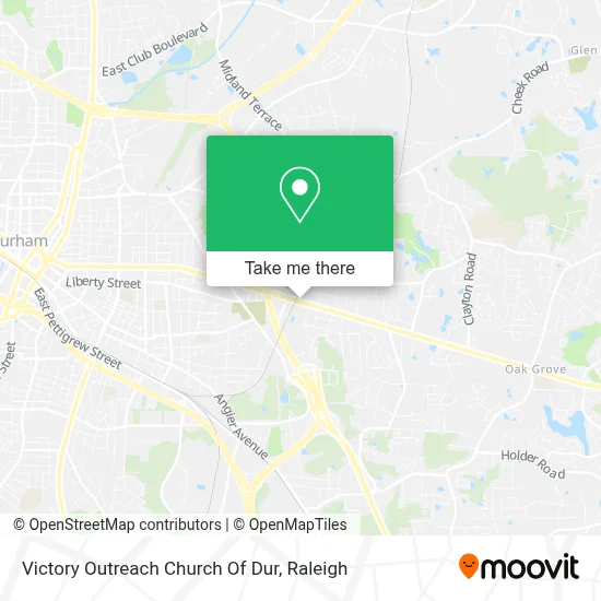 Victory Outreach Church Of Dur map