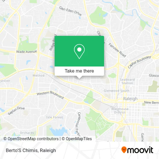 Berto’S Chimis map