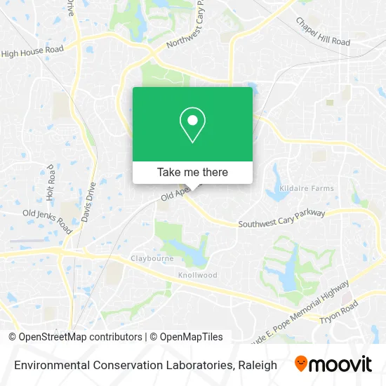 Environmental Conservation Laboratories map