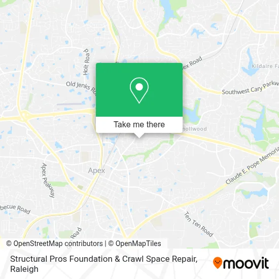 Structural Pros Foundation & Crawl Space Repair map
