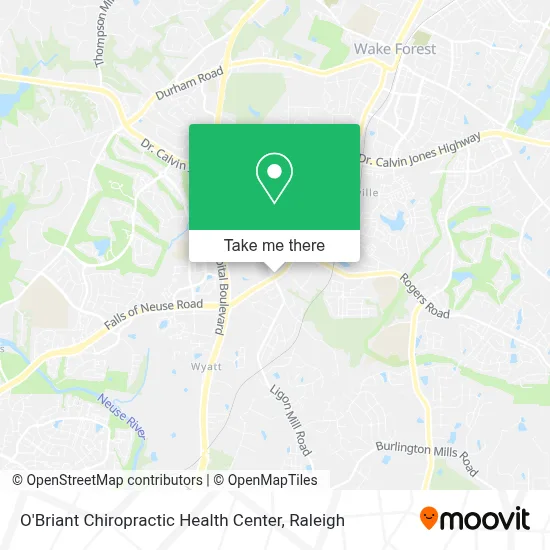 Mapa de O'Briant Chiropractic Health Center