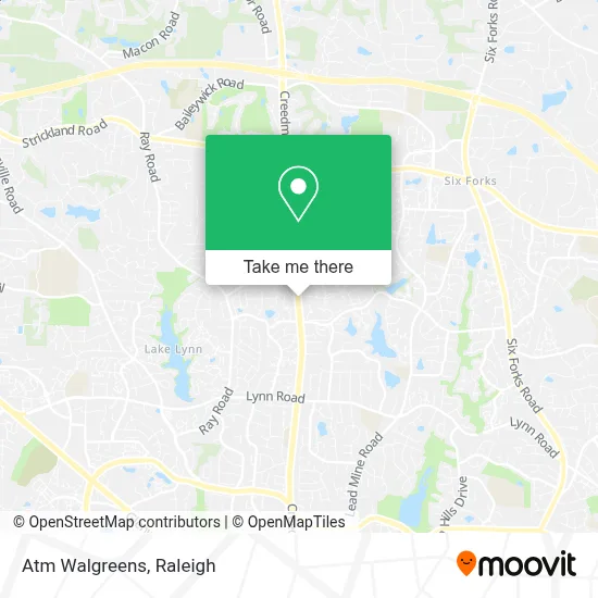 Atm Walgreens map