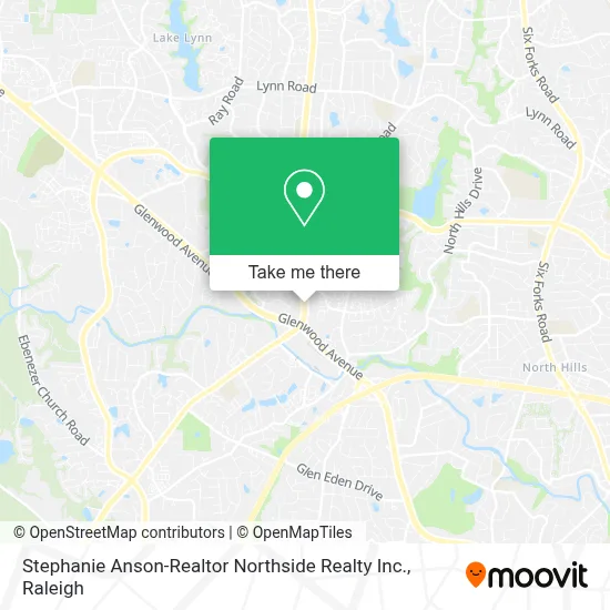 Stephanie Anson-Realtor Northside Realty Inc. map