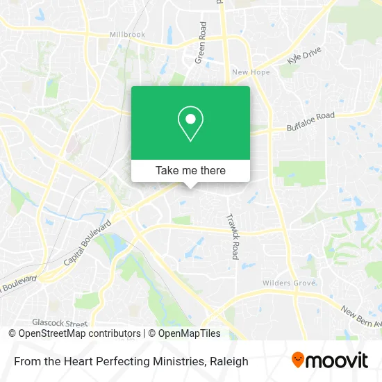 From the Heart Perfecting Ministries map