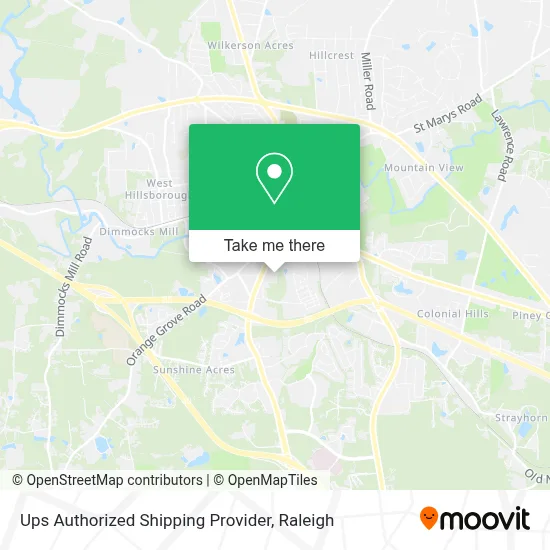 Ups Authorized Shipping Provider map