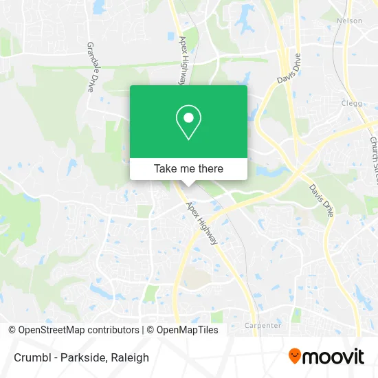 Crumbl - Parkside map