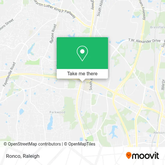 Ronco map