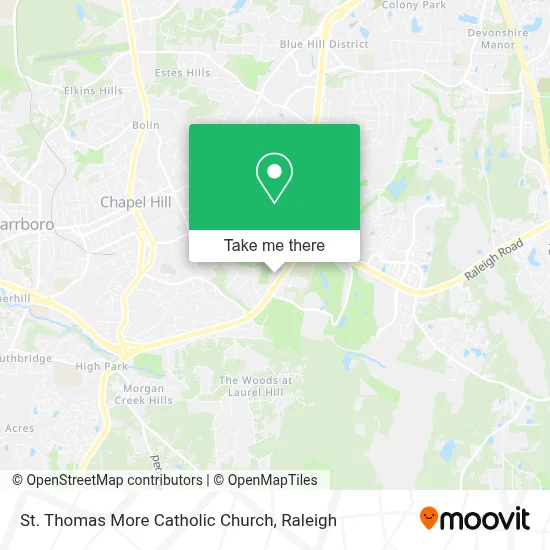 St. Thomas More Catholic Church map