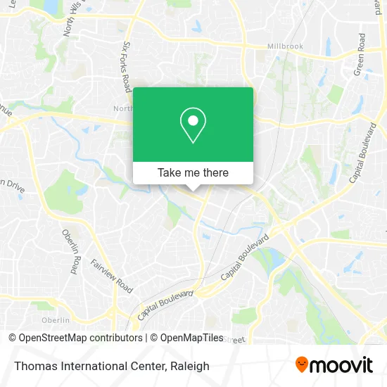 Thomas International Center map