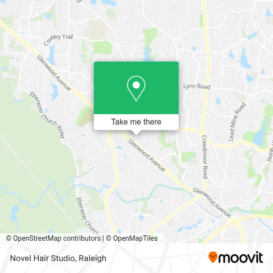 Novel Hair Studio map